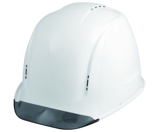 ジェントス GRIT ヘッドライト一体化可能ヘルメット 成型内装タイプ 白 GH01VYM-WH 1個