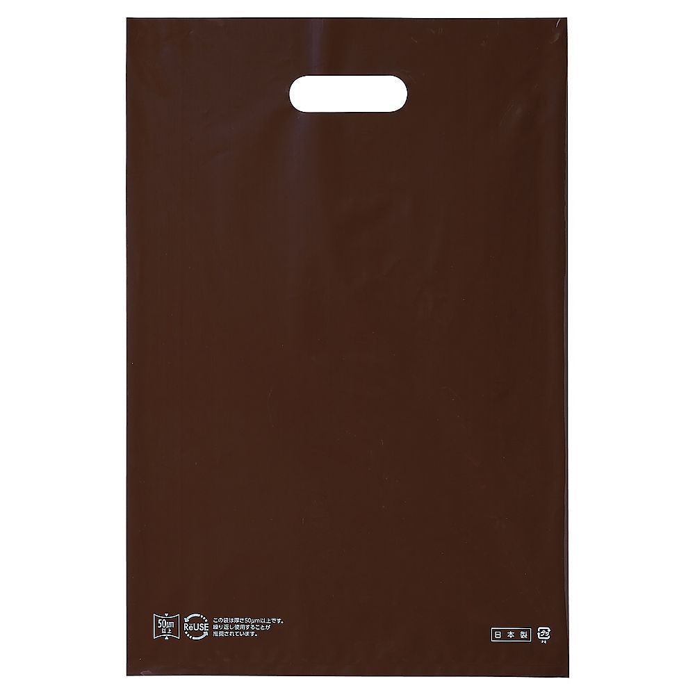 アズワン ポリ袋ソフト型 ブラウン 25×40cm 厚み表記入 2000枚 61-782-50-5 1セット(2000枚入)