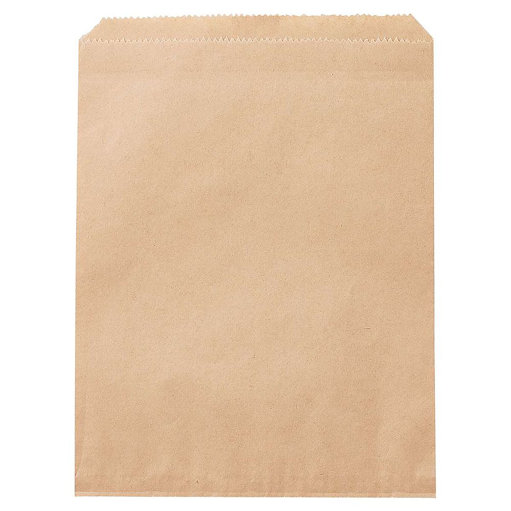 店内全品ポイント5倍★要エントリー★アズワン 平袋 茶無地 未晒クラフト 18.4&times;23.5cm 2000枚 61-812-44-6 1セット(2000枚入)｜Shop de clinic店