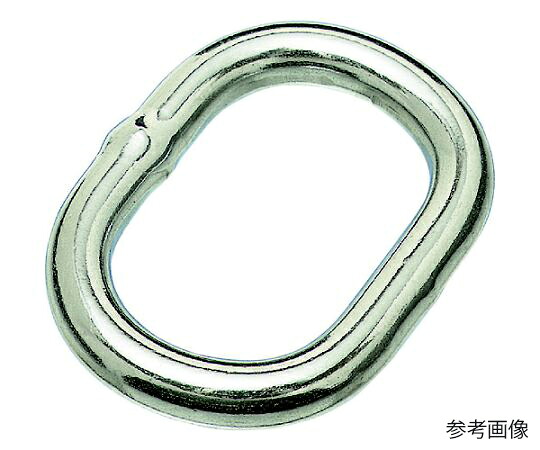 水本機械製作所 リング ステンレス 楕円リンク 線径22mm 内長110mm A-1891 1個