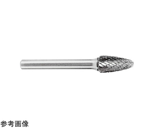 スーパーツール 超硬赤ちょうちん つら構え：弾丸型 b（粍）：19 l（粍）：25 L（粍）：69 シャンク径a（粍）：Φ6 SB3C07 1個