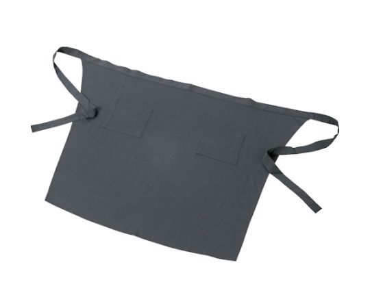 トラスコ中山 難燃ストレッチ 腰下エプロン グレー FRPK-GY 1着