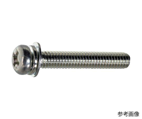 トラスコ中山 ナベ頭組込ねじ 三価白P=4 M2&times;18 1100本入 ヘキサゴンパック S013-0218 1缶(1100本入)｜Shop de clinic店