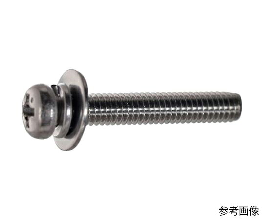トラスコ中山 ナベ頭組込ねじ ステンレス 全ねじP\u003d3 M3×6 860本入 ヘキサゴンパック S016-0306 1缶(860本入)