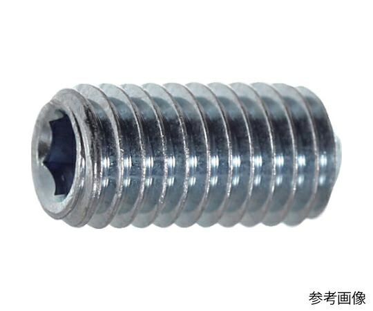 トラスコ中山 六角穴付打ちきりねじ くぼみ先 ユニクロ M5×5 1300本入 ヘキサゴンパック S072-0505 1缶(1300本入)