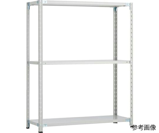 トラスコ中山 CB型セミボルトレス軽さ棚 1800X450XH1200 3段 WG色 CB-4643-WG 1仕かける