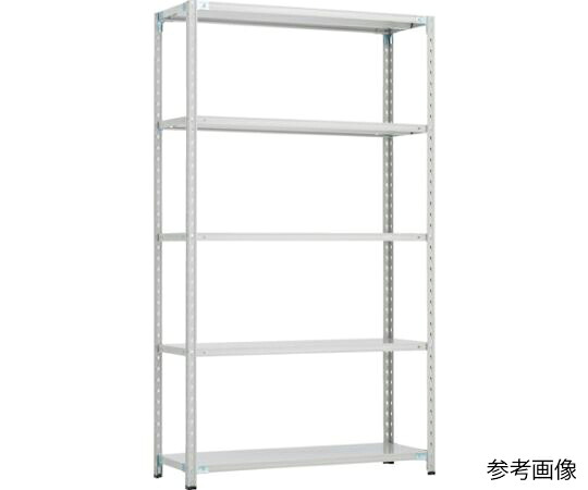 店内全品ポイント5倍★要エントリー★トラスコ中山 CB型セミボルトレス軽量棚 1800X450XH21005段 WG色 CB-7645-WG 1セット|Shop de clinic店