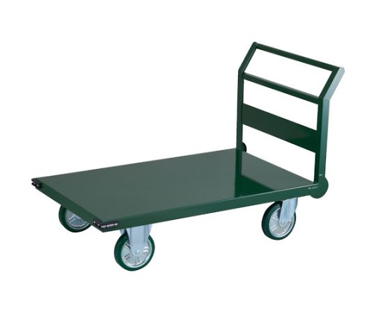 トラスコ中山 鋼鉄製運搬車 1トン ハンドル側自在車輪 1200X750 Φ200ウレタン車輪 SH10-1C 1台