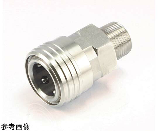 店内全品ポイント5倍★要エントリー★ニューマシン 両路開放型ソケット SUS304製 バイトン R 1(外ネジ) 8NSM-SUS-V 1個|Shop de clinic店