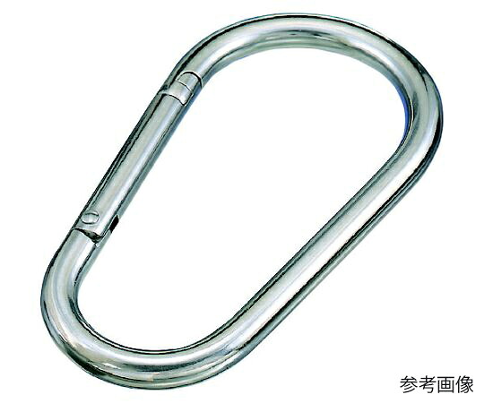 水本機械製作所 リングキャッチ ステンレス カラビナジャンボ(環なし)線径14mm 長さ204mm A-1092 1個