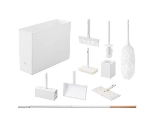 アイリスオーヤマ 掃除用具セット（ホワイト）[9点組] EA928AB-103 1セット