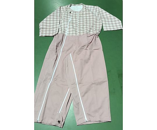 アズワン 介護つなぎ ピンク Mサイズ 10枚入 1箱(10枚入)
