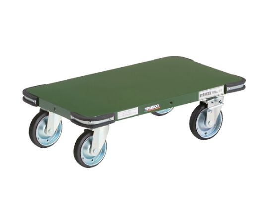 トラスコ中山 鋼材製平台車 800X450 Φ150打ちきり付き添い人 押し付ける車 PHT-8045H-150 1台
