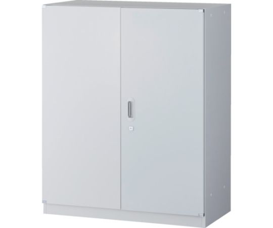 トラスコ中山 TZ型防錆強化保管庫 両開 W900XD450X1050 棚板補強タイプ アジャスター付 W色 TZWH-11SB 1台