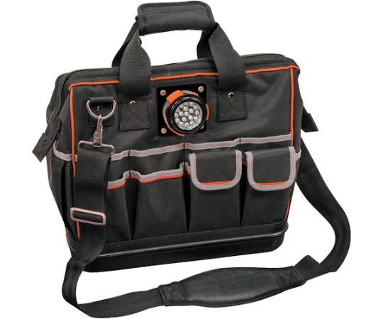 KLEIN　TOOLS LEDライト付ツールバッグ TradesmanPro 31ポケット 1個 55431