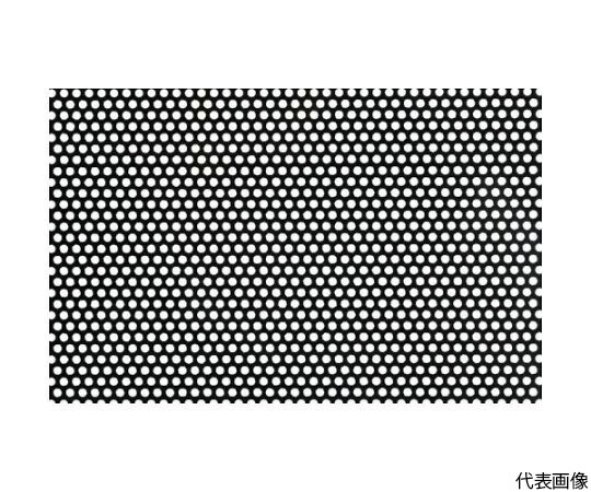 奥谷金網製造所 脂パンチング 1.0TXD3XP5 910X910 薄墨色 1枚 JP-PVC-T1D3P5-910X910/GRY