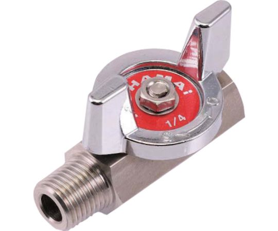 ハマイ オス×メス接続 禁油処理ステンレス製ボールバルブ（08A～15A） 全長56mm 1個 BSS-684-10RC