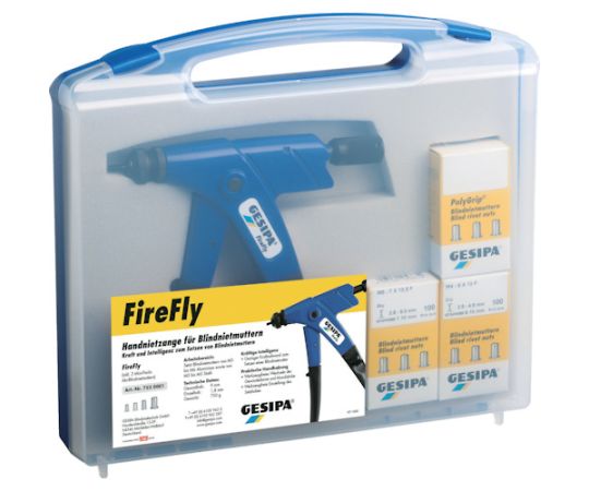 GESIPA ハンドナッターセット ガンタイプ ファイヤーフライ M3～M6 1台／セット 1435453 27,678円
