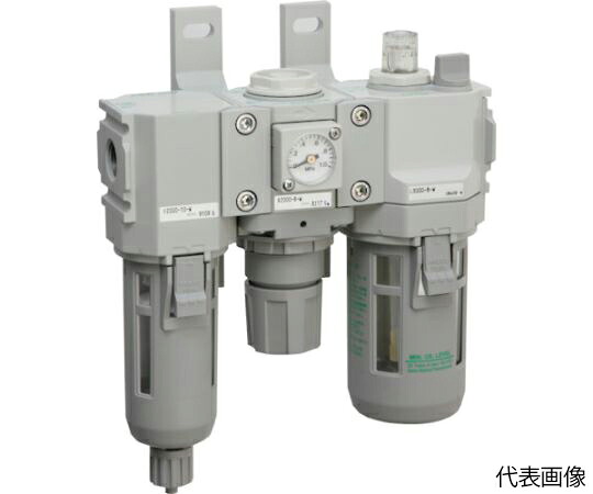 CKD FRL社会的単位 F.R.Lズボン下 繋ぎ合わせる差しわたしRc1/4 1台／仕掛ける C2500-8-W-F