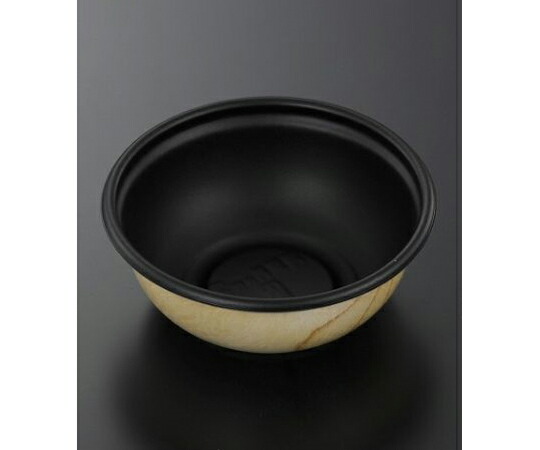 中央化学 どんぶり入れもの SD庵里丼 M15深 BK-輪Y 本体 400枚 1入れもの(400枚入) 148874