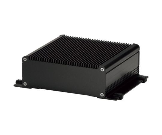 タカチ電機製作 フランジ足付ヒートシンクアルミケース 黒いこと 1台 EXHF23-5-33BB