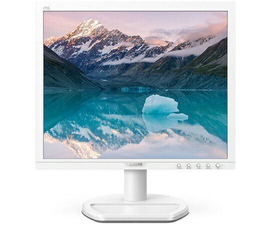PHILIPS（ディスプレイ） 液晶ディスプレイ 17型 1280×1024 DVI・D-Sub ホワイト スピーカーあり 1台 170S9AW3/11