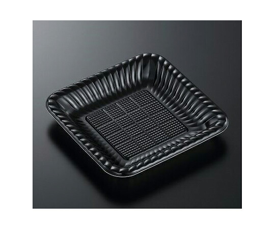 中央化学 オードブル容器 PDプレート K20-20 黒内 身 1200枚 1ケース(1200枚入) 274571