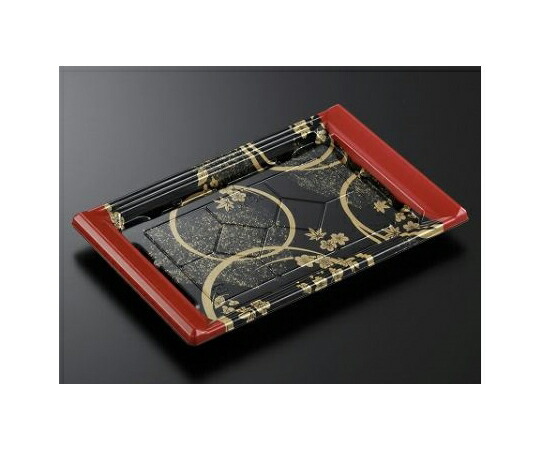 中央化学 刺身・鮮魚容器 CF宴角30-20 花泉R-BK 身 300枚 1ケース(300枚入) 178335