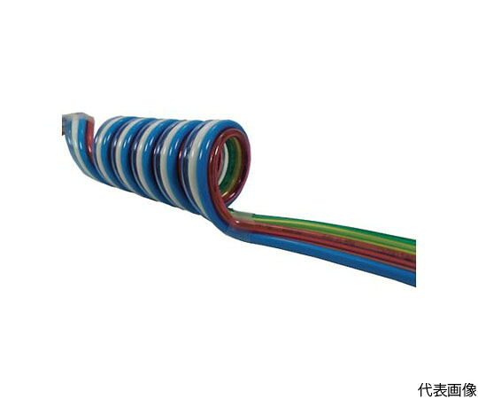 千代田通商 耐水性マルチスパイラル 8mm/使用範囲1840mm 1本 7-MES-8-20S【大型商品の為代引不可】