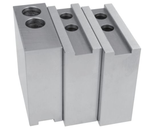 アーム産業 SMWチャック用鉄生爪1/16吋X90°セレーション 1セット（3個入） 1セット(3個入) BHD-250H120