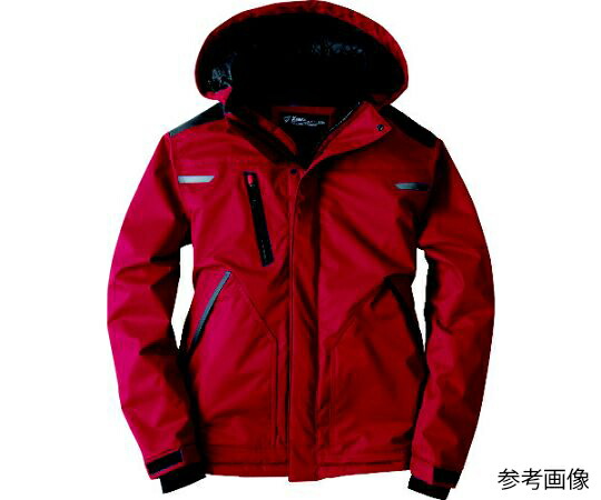 ジーベック 雨合羽防寒上衣 赤いこと S 1着 562-71-S