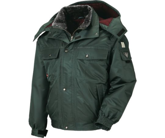ジーベック 防水防寒ブルゾン グリーン M 1着 572-60-M