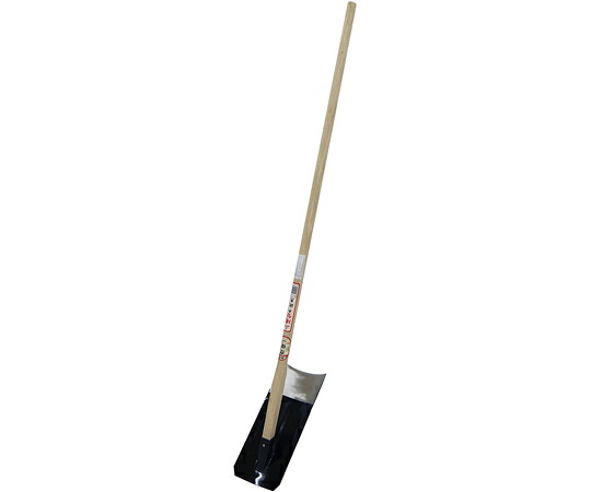 浅香工業 豊穣 山陽型 平鍬黒 1350柄付 1個 #79310