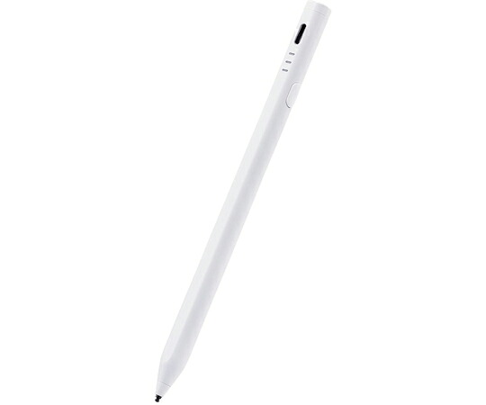 エレコム タッチペン スタイラス 申し受ける式 iPad流行り物・汎用流行り物うつり変わり パームリジェクション相応う 磁気へばり着く USB-C申し受ける 書き込み先取り替えっこ能力のある 白いこと 1本 P-TPACSTHY01WH