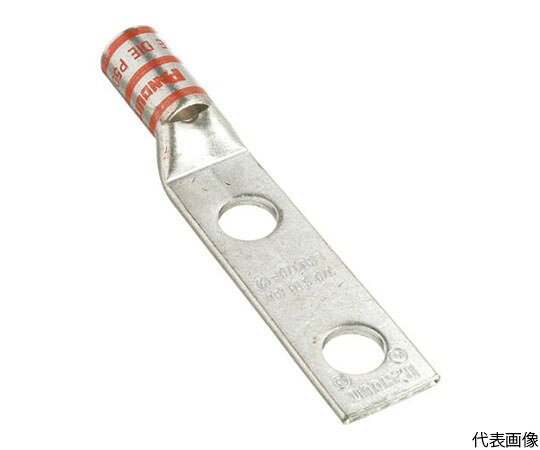 パンドウイットコーポレーション 銅製圧縮端子 2穴 電線サイズ AWG3/0 取付穴サイズ 104mm 取付穴間隔 254mm 1袋（10個入） 1袋(10個入) LCD3/0-38D-X