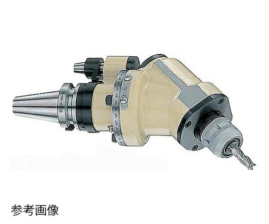 日研仕立て上げる所 2LOCK益荒男型90°傾斜角度タイプアンギュラヘッド 1式 NBT30-AHK10-120-90