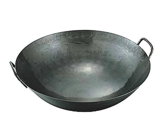 山田工業所 鉄打出中華鍋 1.6mm(取手溶接)60cm 1個