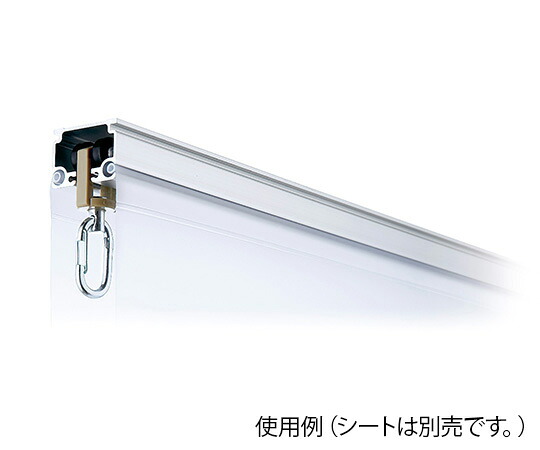 岡田装飾金物 D40隙間シートレール2mアルミシルバー 1本 20L20-AS【大型商品の為代引不可】