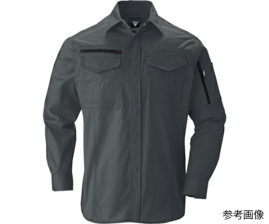 ジーベック 長袖シャツ チャコールグレー 3L 1着 2013-25-3L