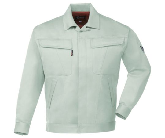 ジーベック 比翼型長袖上衣 モスグリーン L 1着 2071-61-L