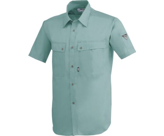 ジーベック 半袖シャツ グリーン L 1着 9220-60-L
