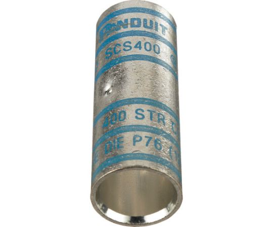 パンドウイットコーポレーション 銅製バットスプライス 標準尺度バレル 電話線大きさAWG6 1袋（50個入） 1袋(50個入) SCS6-L