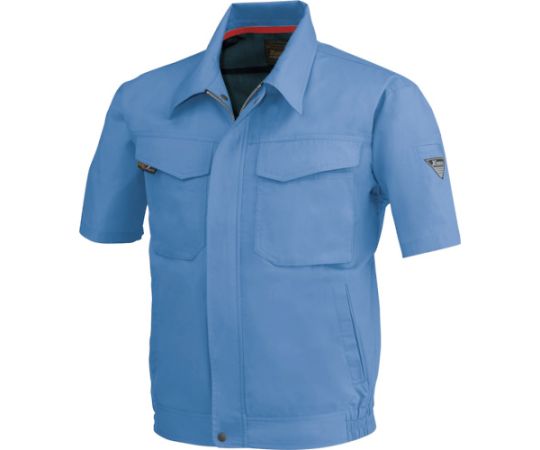 ジーベック 半袖ブルゾン ブルー L 1着 1471-40-L