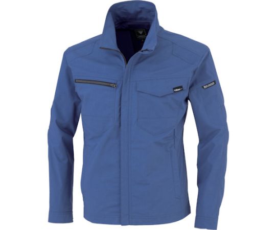 ジーベック TCストレッチ長袖ブルゾン ブルー 3L 1着 1714-40-3L