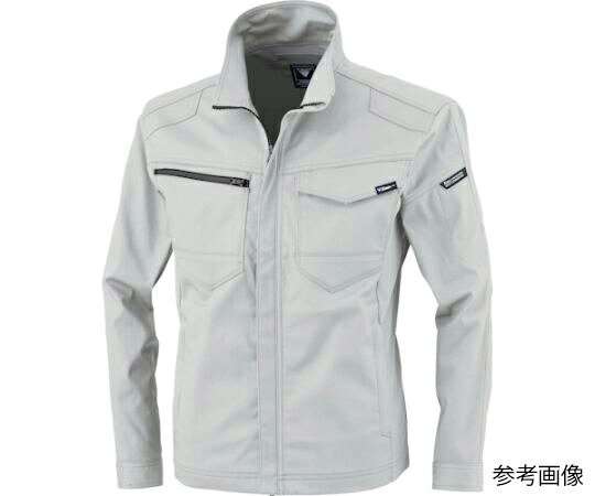 ジーベック 長袖ブルゾン シルバーグレー 4L 1着 1721-22-4L