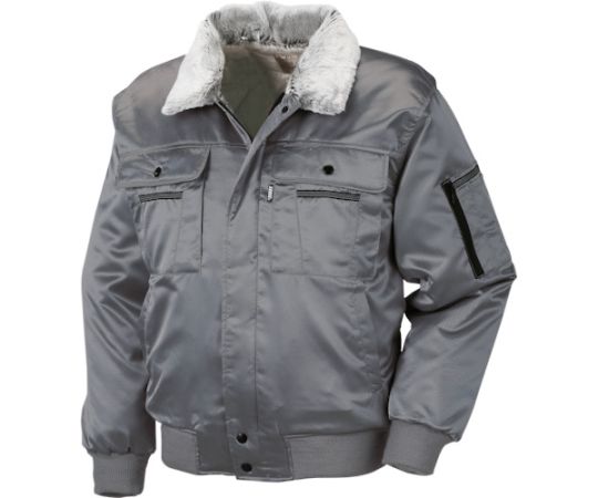 ジーベック 防寒ブルゾン ダークグレー L 1着 215-24-L