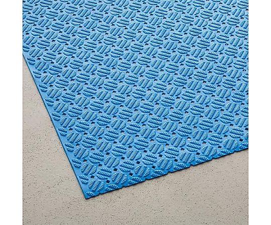 エスコ 0.92x10m /2.0mm ノンスリップマット(青) 1巻 EA997RA-82