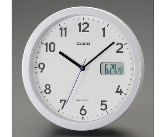 エスコ φ224mm [電波]掛時計 1個 EA798CD-18