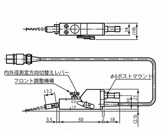 東京精密 RONDCOM71C/72A/75GB/R76A用汎用検出器 1個 E-DT-LJ-R603B【大型商品の為代引不可】