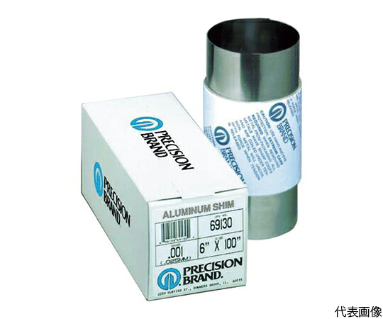 NOGA アルミニウム・ロール巻シム 板厚0.102mm 1巻 PB0.102AS69280